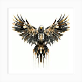 Eagle.Generated AI. Wall Art Print 1 Art Print