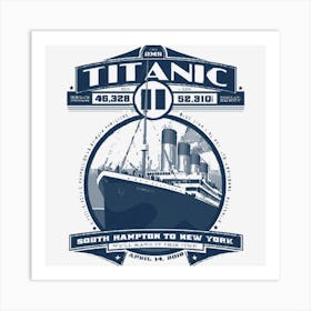 Titanic Ii Art Print