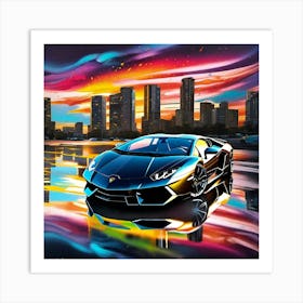 Lamborghini 86 Art Print