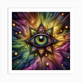 All Seeing Eye 6 Art Print