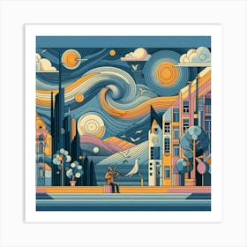 Starry Night 2 Art Print