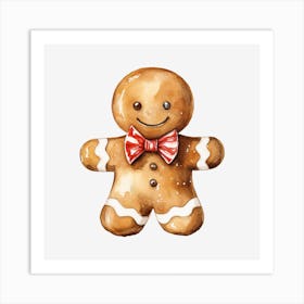 Gingerbread Man 10 Art Print