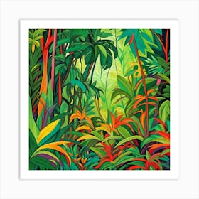 Tropical Jungle 1 Art Print