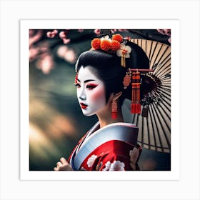 Geisha 168 Art Print