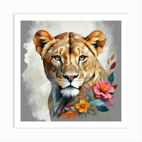 Lion0 Art Print