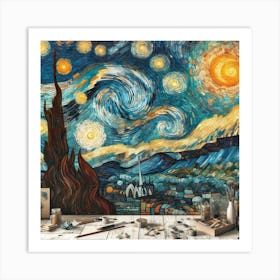 Starry Night 1 Art Print