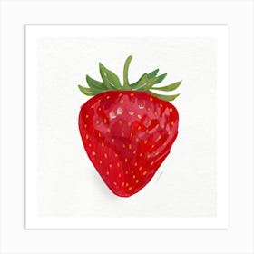 Big Strawberry Art Print