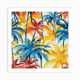 Tropical Palm Trees 5 Art Print