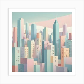 Cityscape 42 Art Print