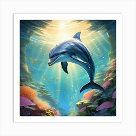 Dolphin 4 Art Print