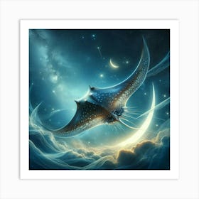 The Nightray (A Mythical Beast) The Mythical World Collection Style D Art Print