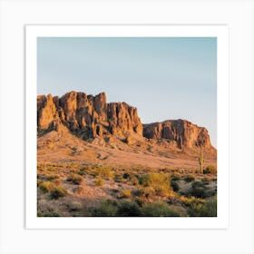 Superstition Desert Views Art Print