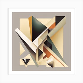 Abstract Geometric Painting 2 Art Print