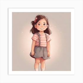 Little Girl Art Print