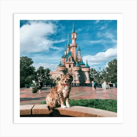 Un Chat A Disneyland Paris Npzvjsmysrwtnpc5tj3o8w Pweigxe4rayaunatqtwvbq Art Print