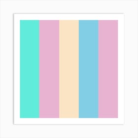 Pastel Palette Art Print