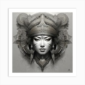 Asian Woman 16 Art Print