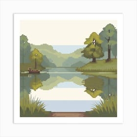 Pixel Art 31 Art Print