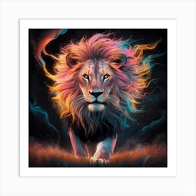 Lion 8 Art Print