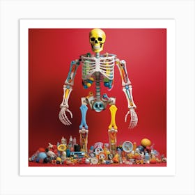 Skeleton Art Print