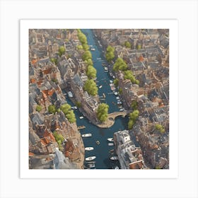 Amsterdam Canal Art Print