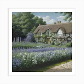 Cottage Garden Art Print