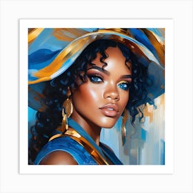 Rihanna 4 Art Print