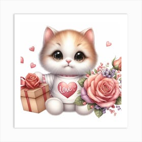 Kitten 3 Art Print