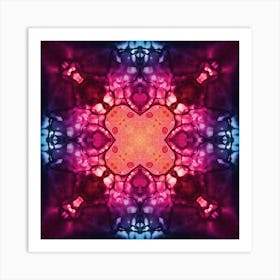 Abstraction A Wonderful Watercolor Flower Art Print