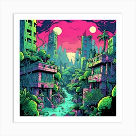 Cityscape 21 Art Print