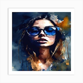 Watercolor Painting Art Print