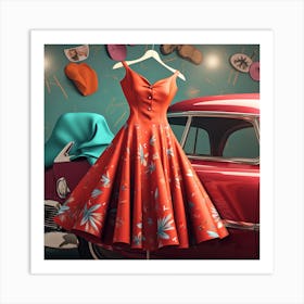 Vintage Dress Art Print