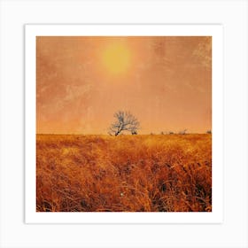 Tree in rest Art Print