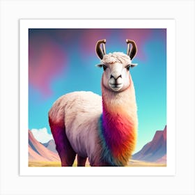 Llama 4 Art Print