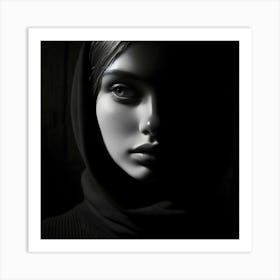 Portrait Of A Woman 17 Art Print