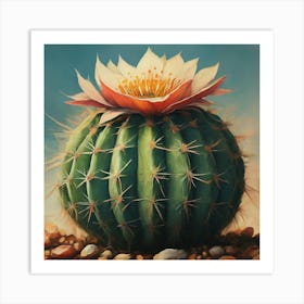 Cactus Flower Art Print