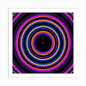 Psychedelic Circles Poster