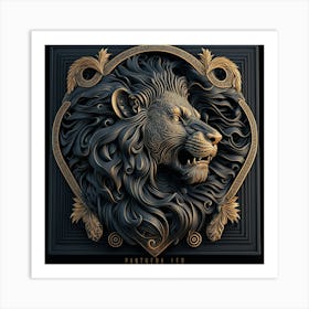 Panthera Leo Art Print