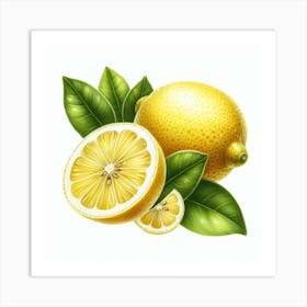 Lemon Art Print