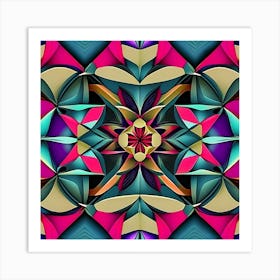 Abstract Psychedelic Pattern 7 Art Print