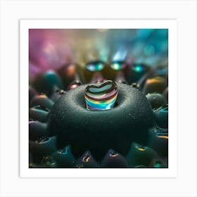 Heart Of Water 1 Art Print