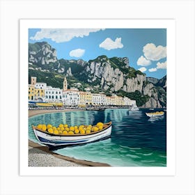 Amalfi Coast Art 1 Art Print