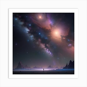 Galaxy Hd Wallpaper Art Print