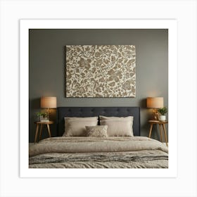 Shabby Chic Bedroom 3 Art Print