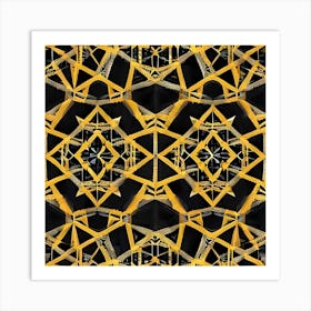 Abstract Geometric Pattern 5 Art Print