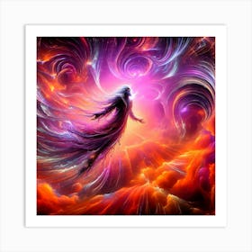 Creative Abstract Visual 114 Art Print