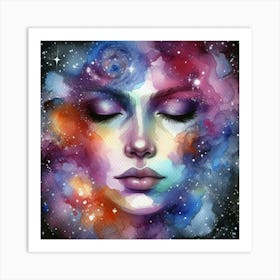 Galaxy Painting 2 Art Print