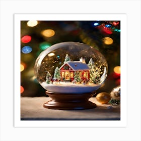 Snow Globe Art Print