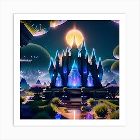 Castle In The Sky 3 Art Print