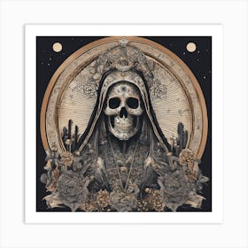 Santa Muerte Art Print